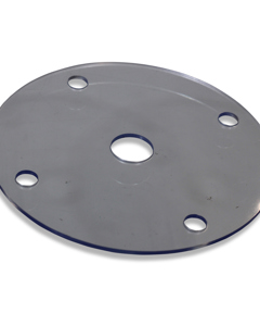 Flange gasket plasticized PVC, 160x23,5 x 3 mm